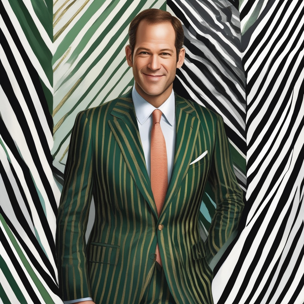 Spitzer Fits Greenberg For A Striped Suit