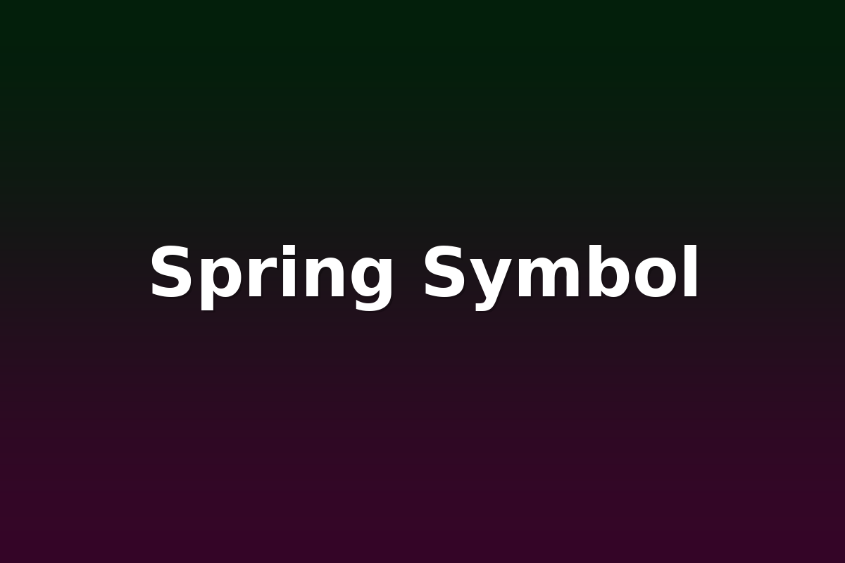 Spring Symbol
