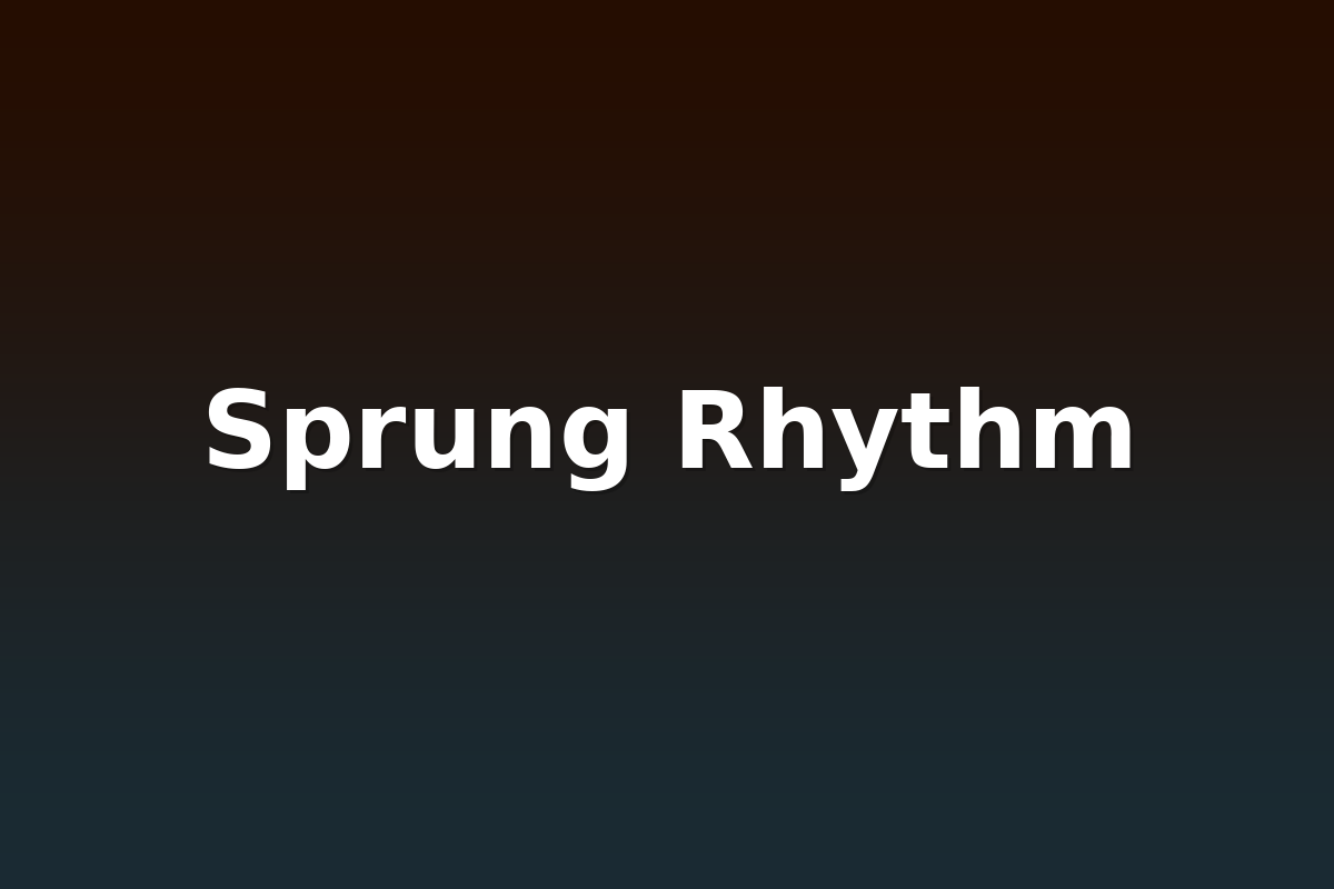 Sprung Rhythm