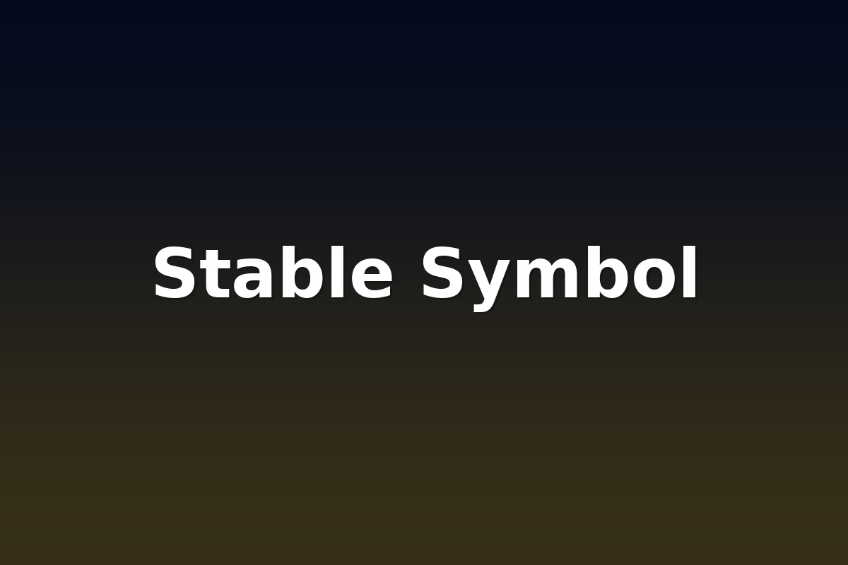 Stable Symbol