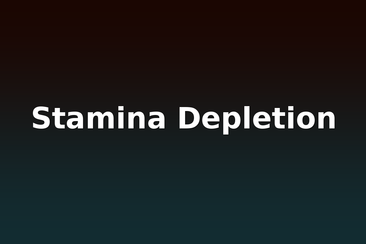 Stamina Depletion