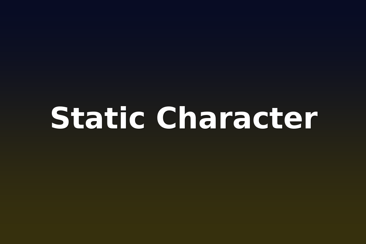Static Character
