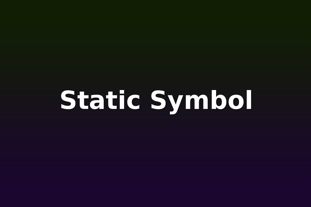 Static Symbol