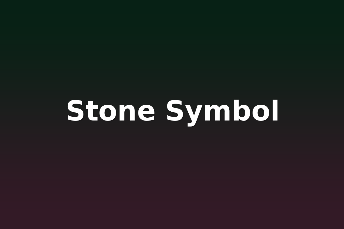 Stone Symbol