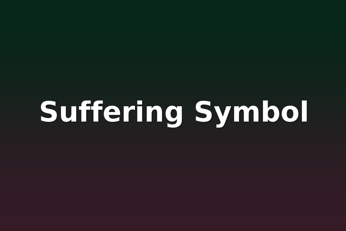 Suffering Symbol