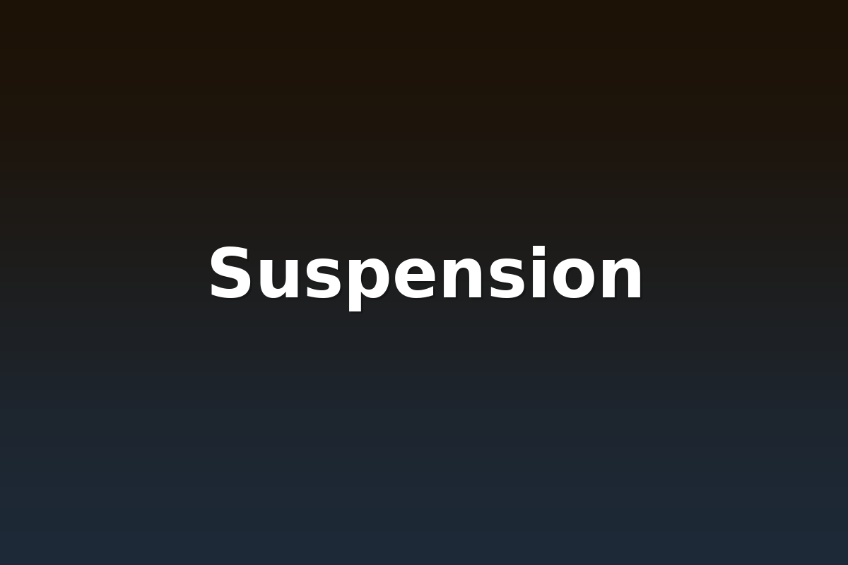 Suspension