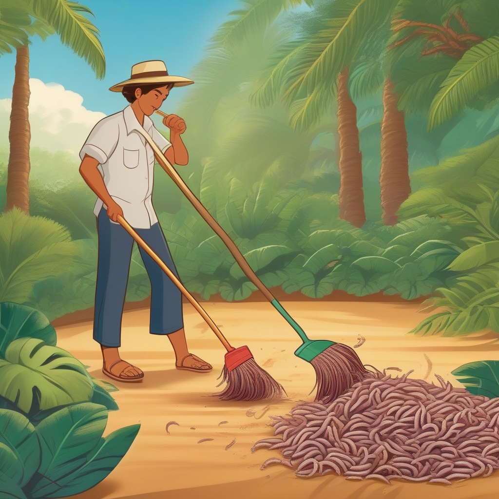 Sweeping Up Worms