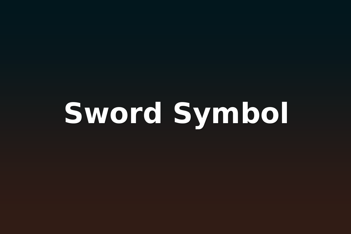 Sword Symbol