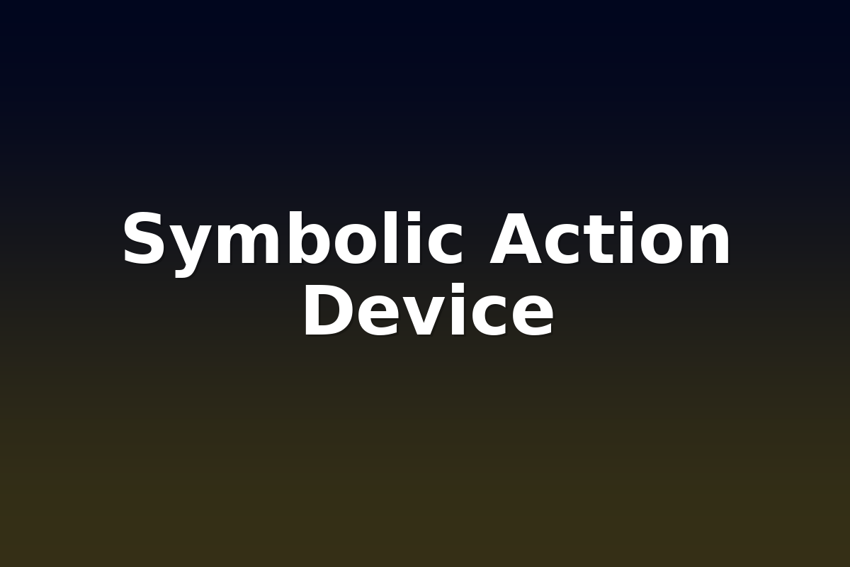 Symbolic Action Device