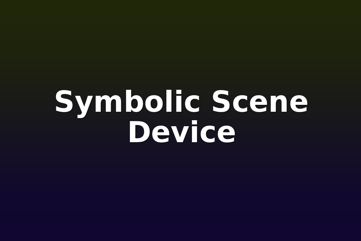 Symbolic Scene Device