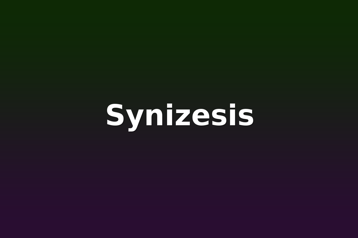 Synizesis