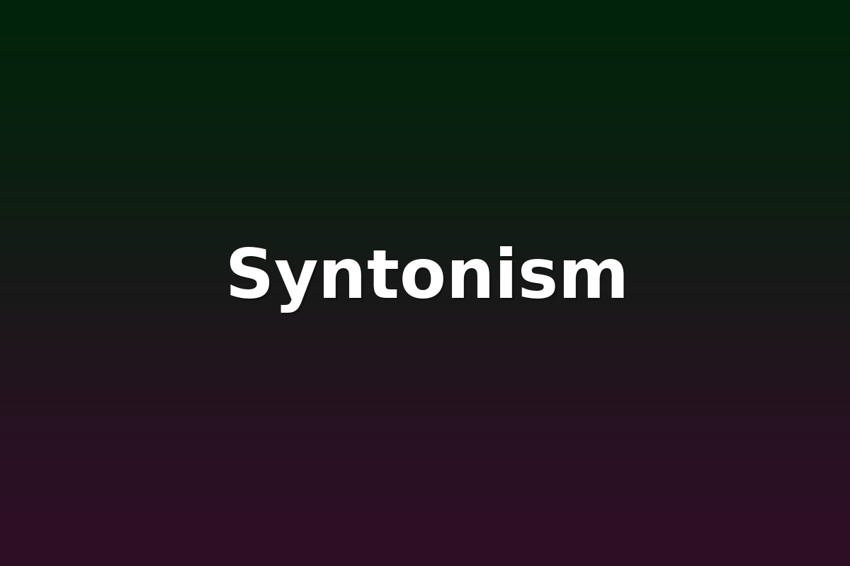 Syntonism