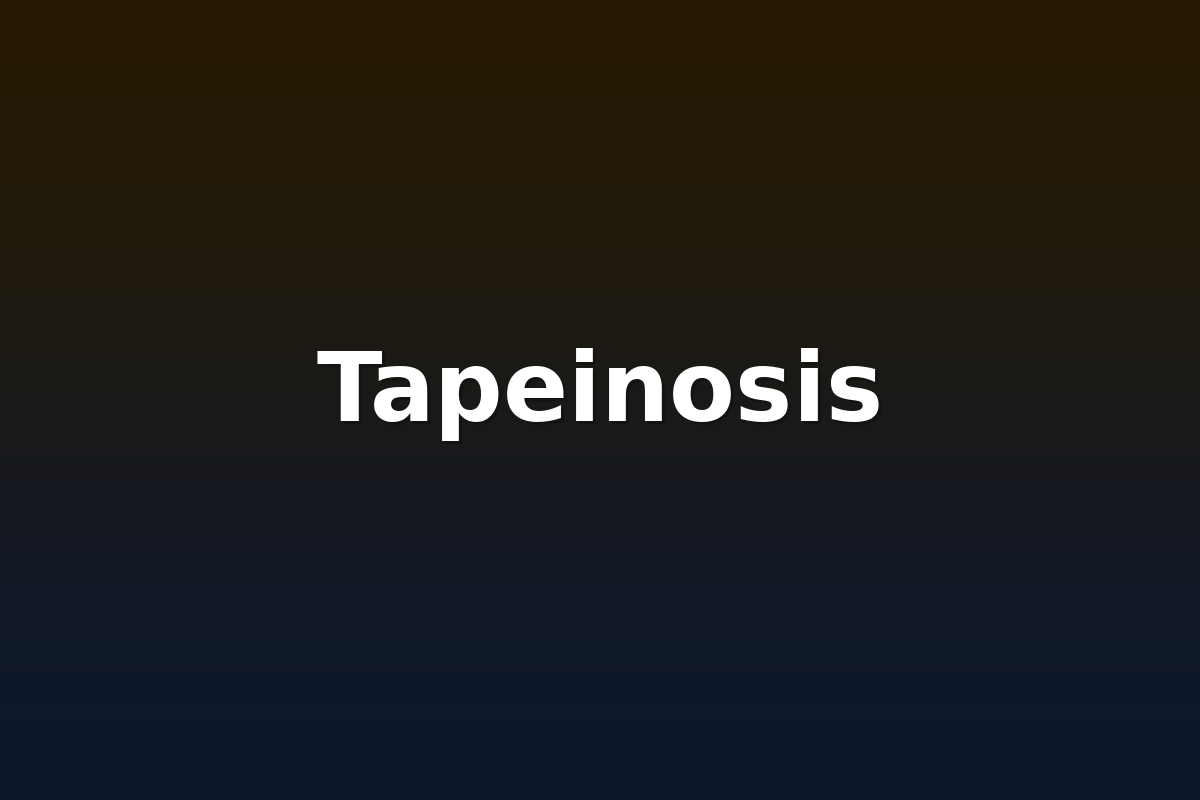 Tapeinosis