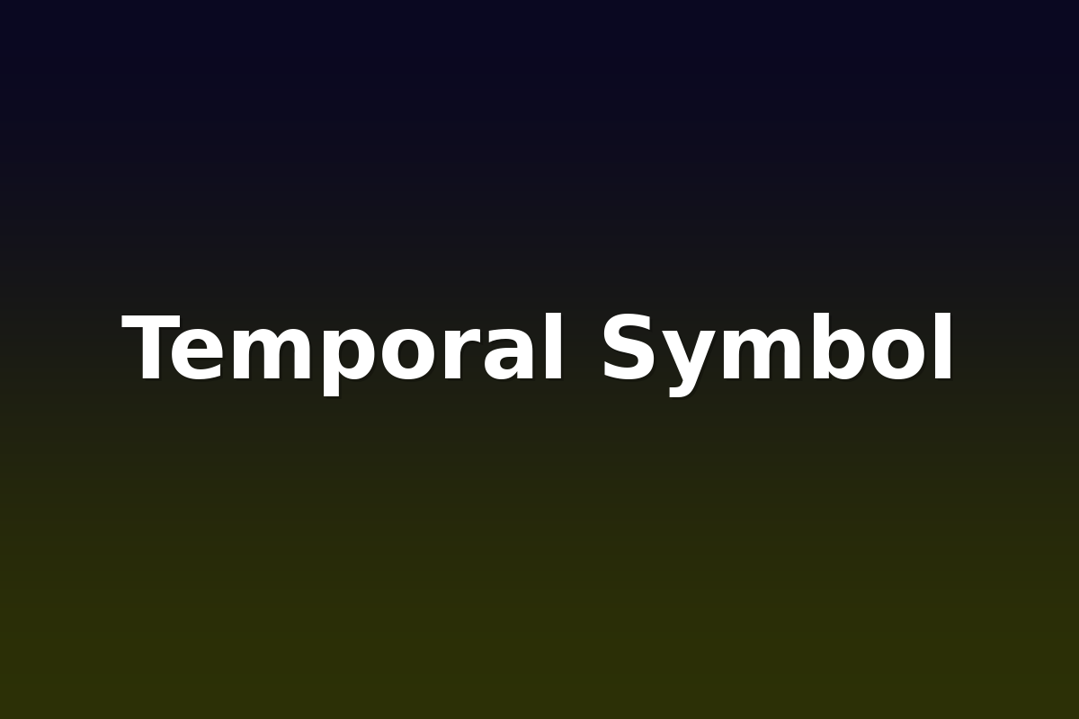 Temporal Symbol