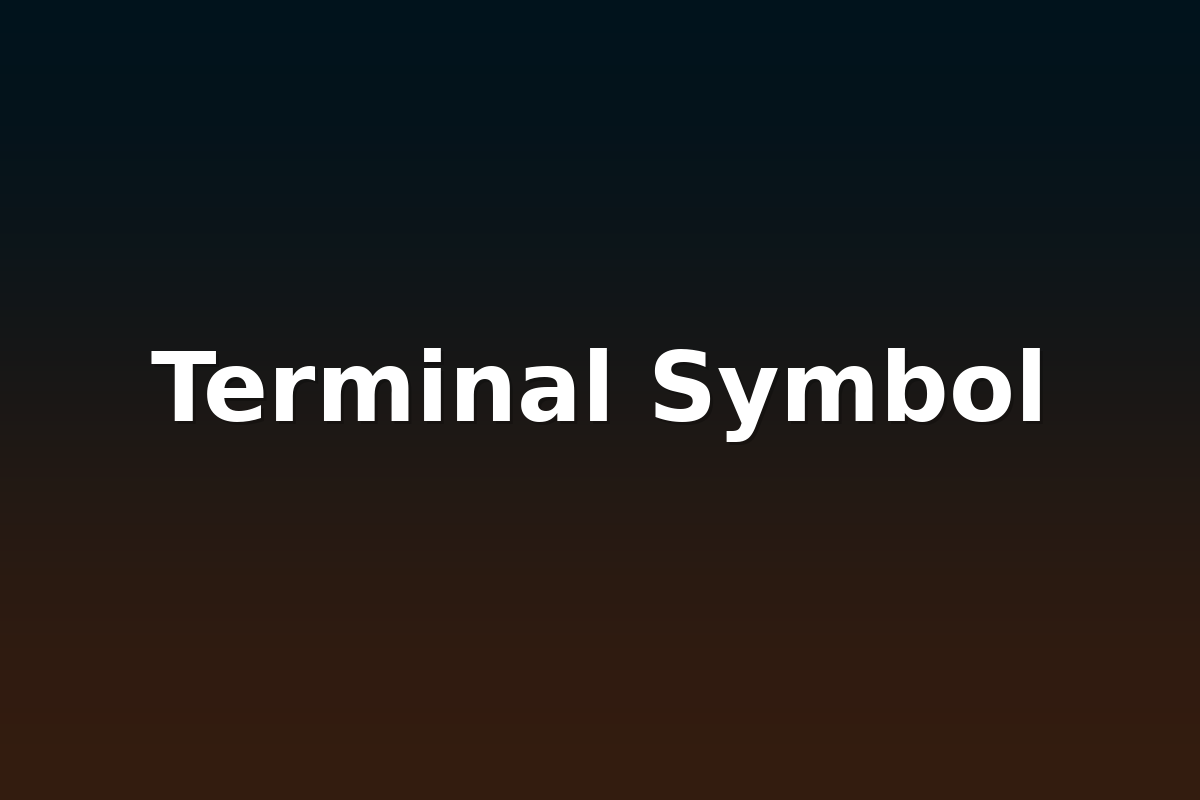 Terminal Symbol