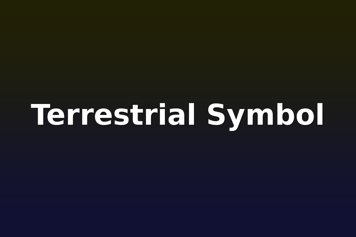 Terrestrial Symbol