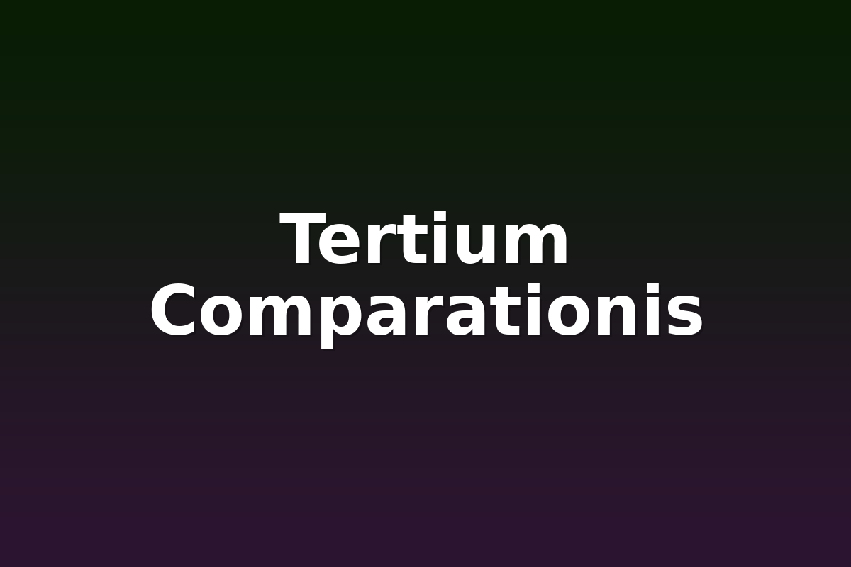 Tertium Comparationis