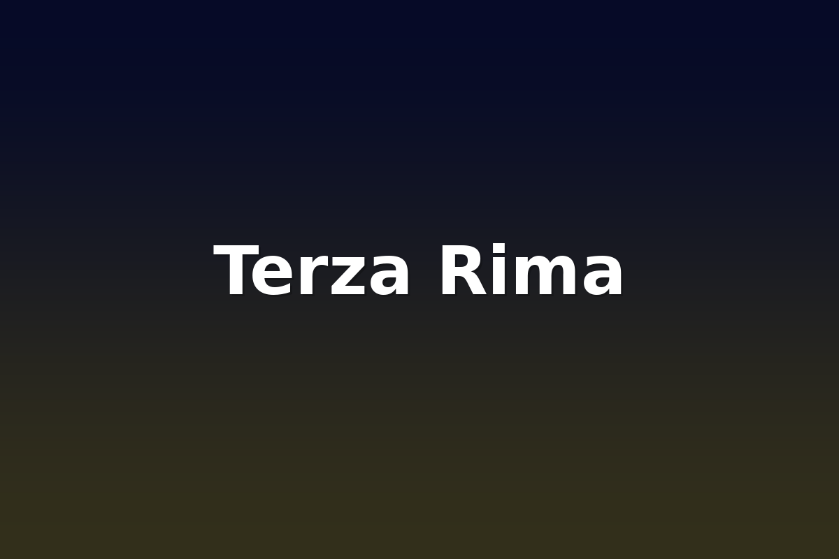 Terza Rima