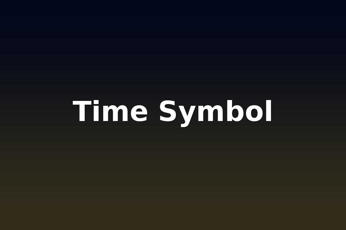 Time Symbol