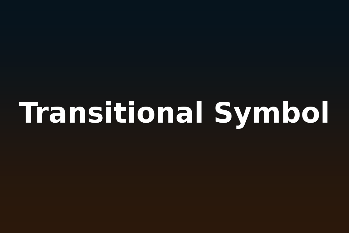 Transitional Symbol
