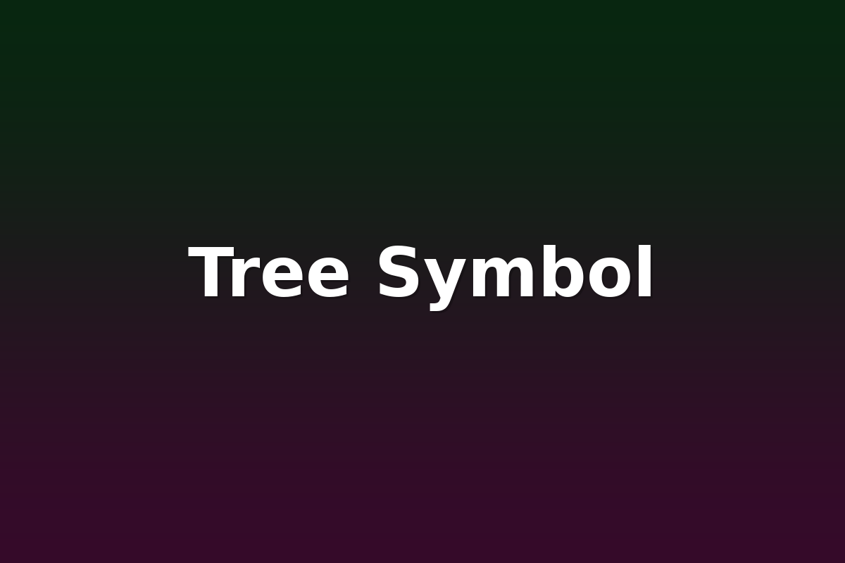 Tree Symbol