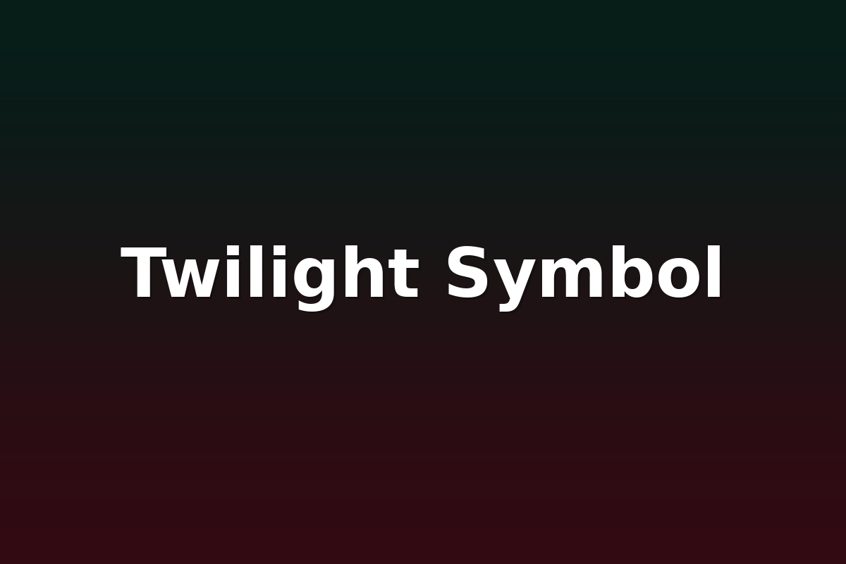 Twilight Symbol