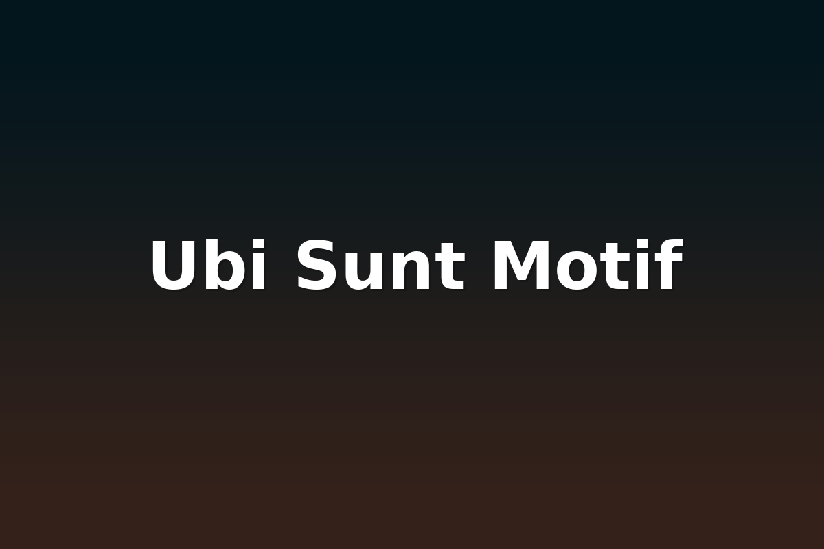 Ubi Sunt Motif