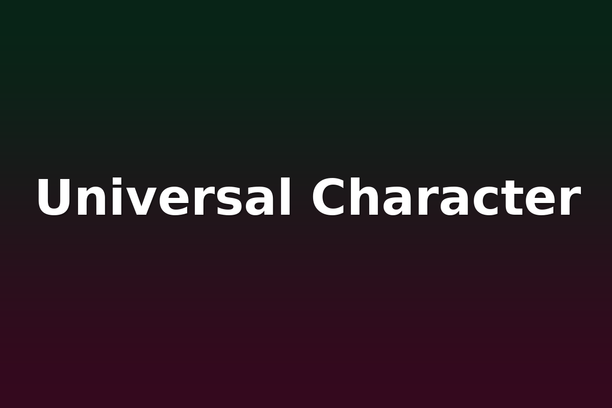Universal Character