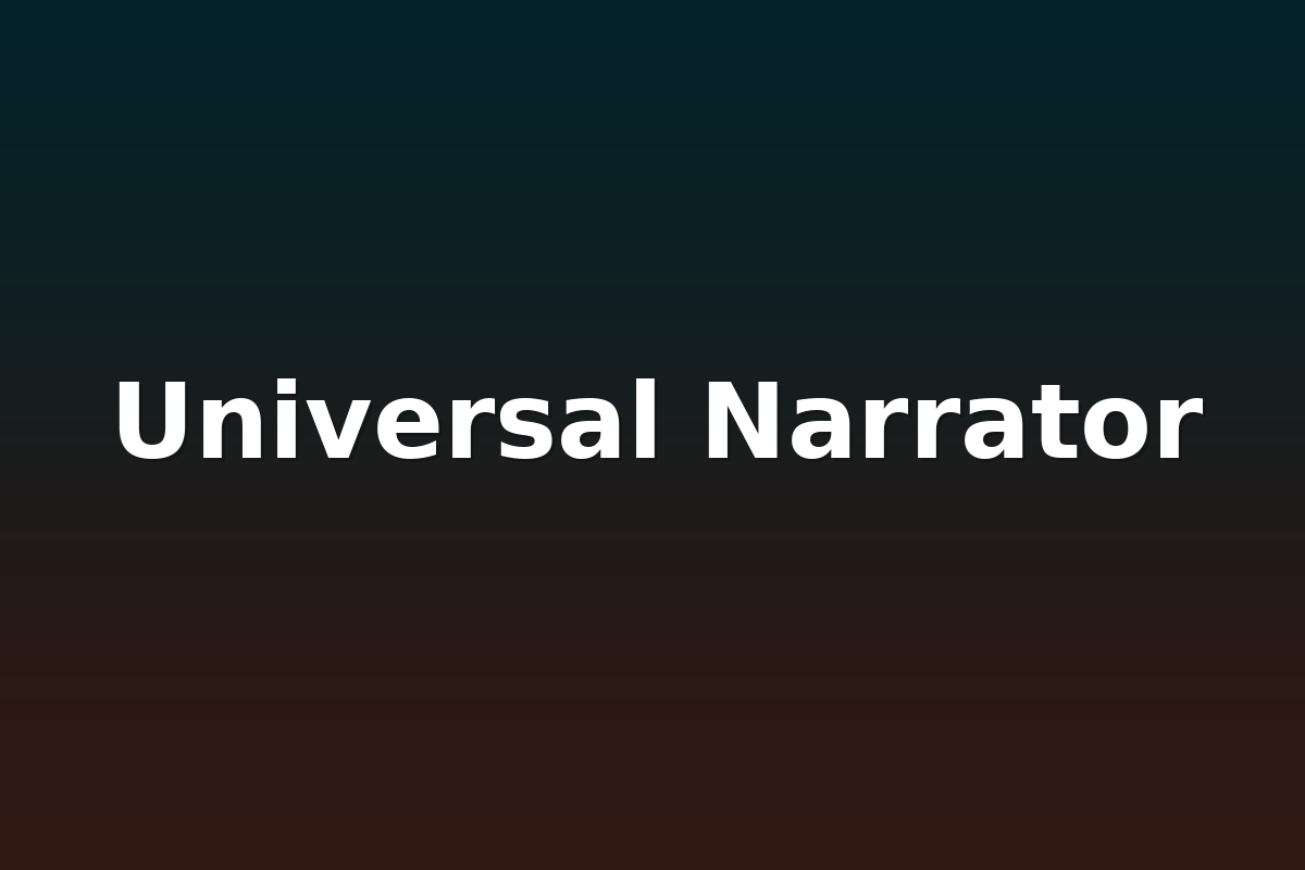 Universal Narrator