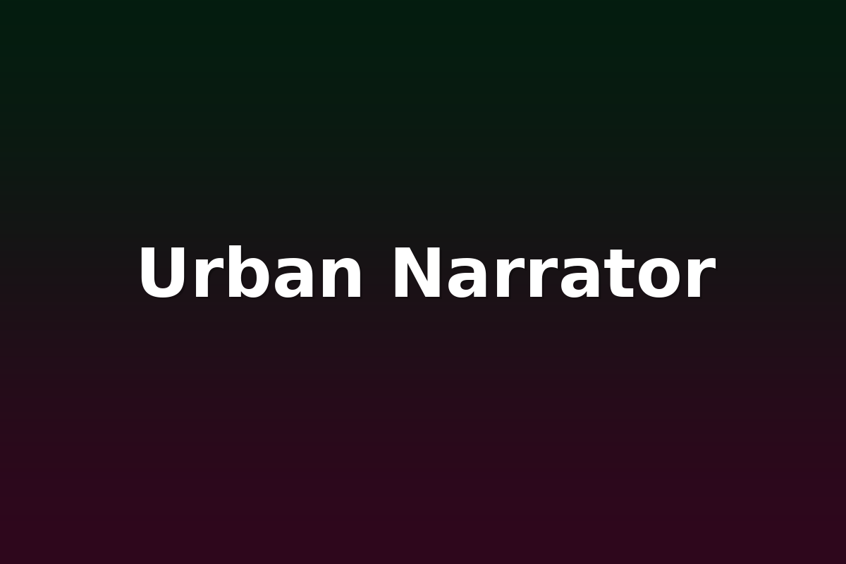 Urban Narrator