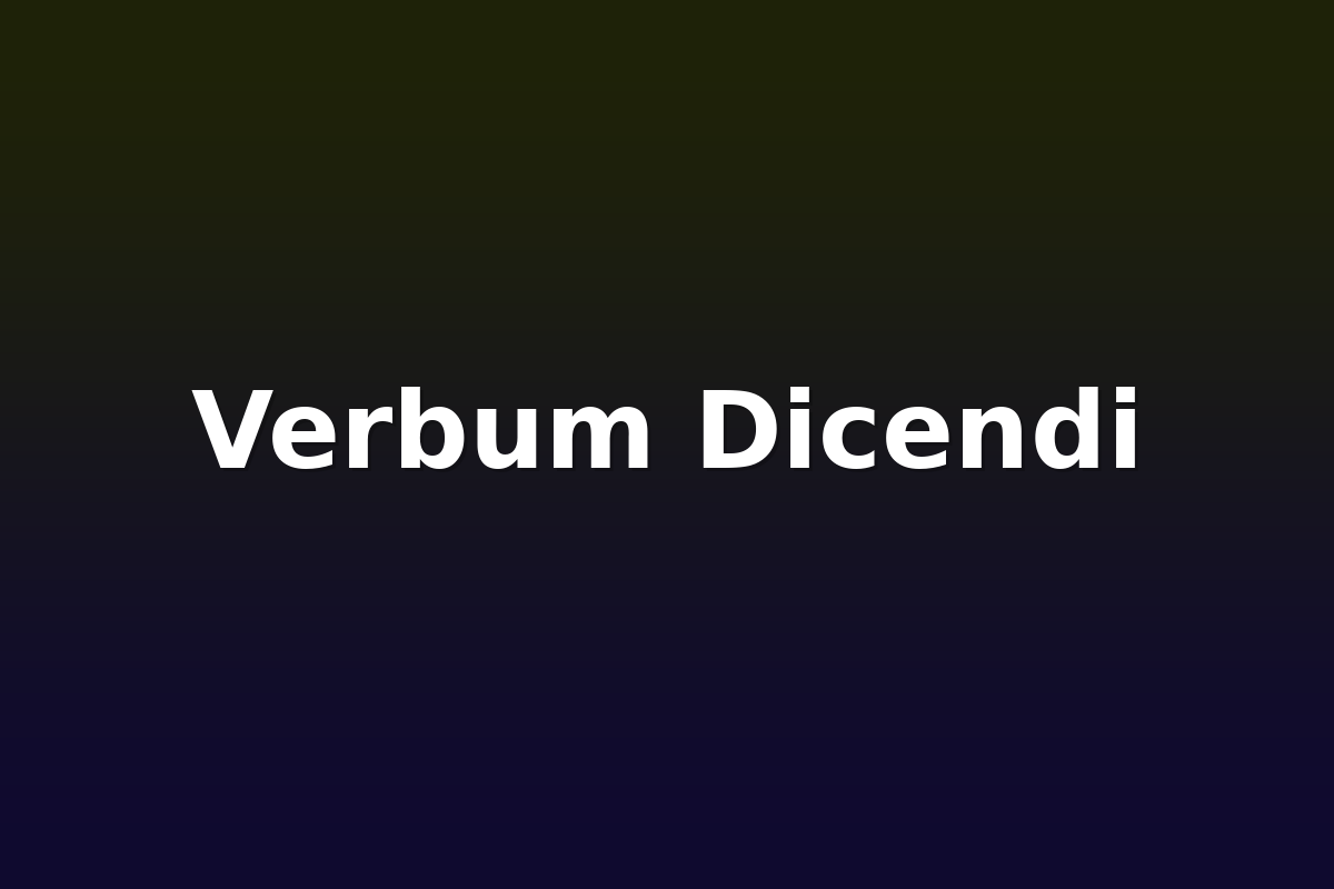Verbum Dicendi
