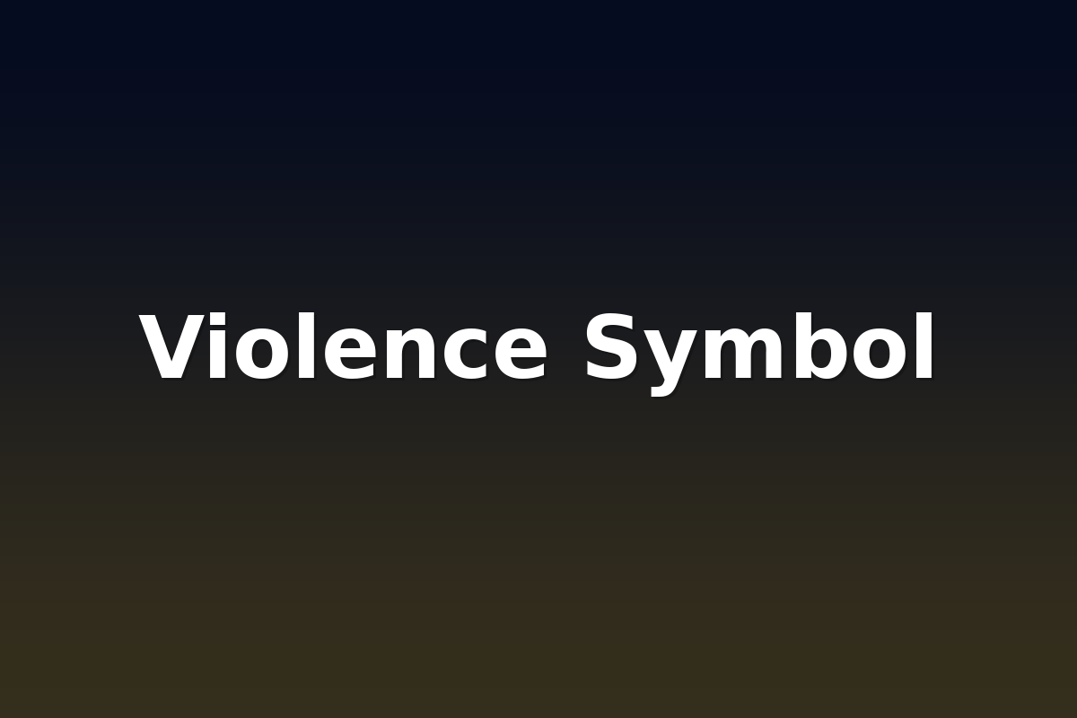 Violence Symbol