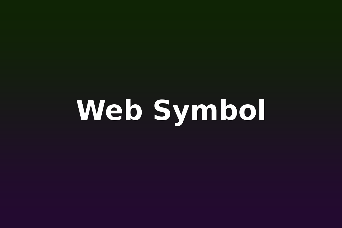 Web Symbol