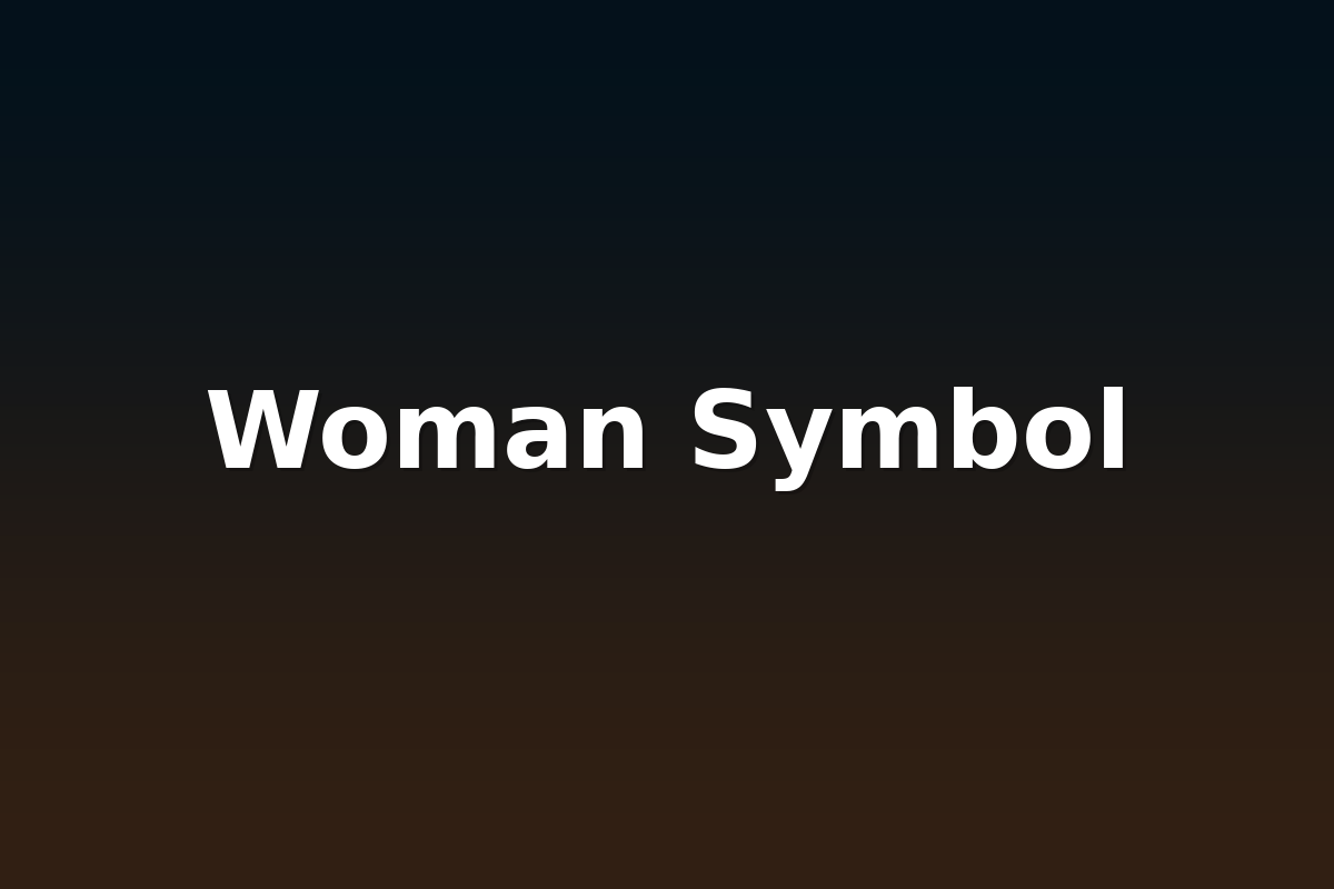 Woman Symbol