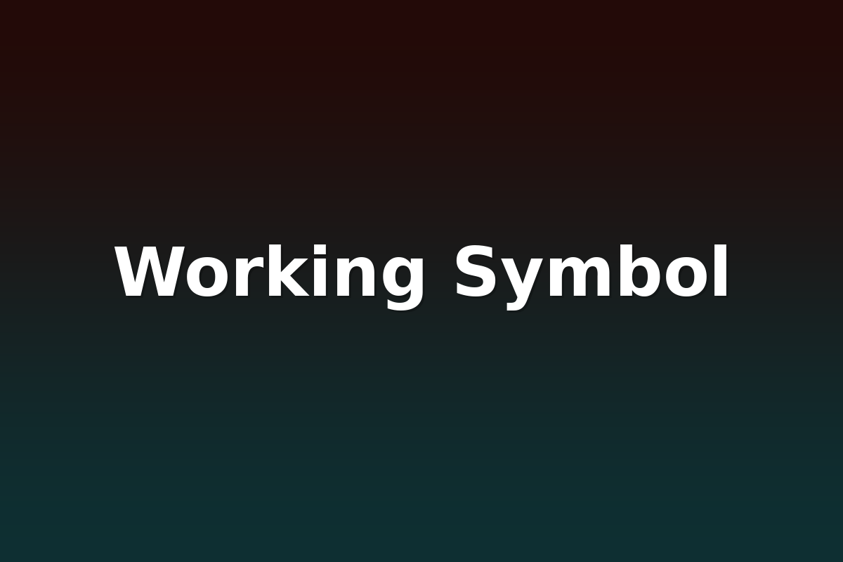 Working Symbol