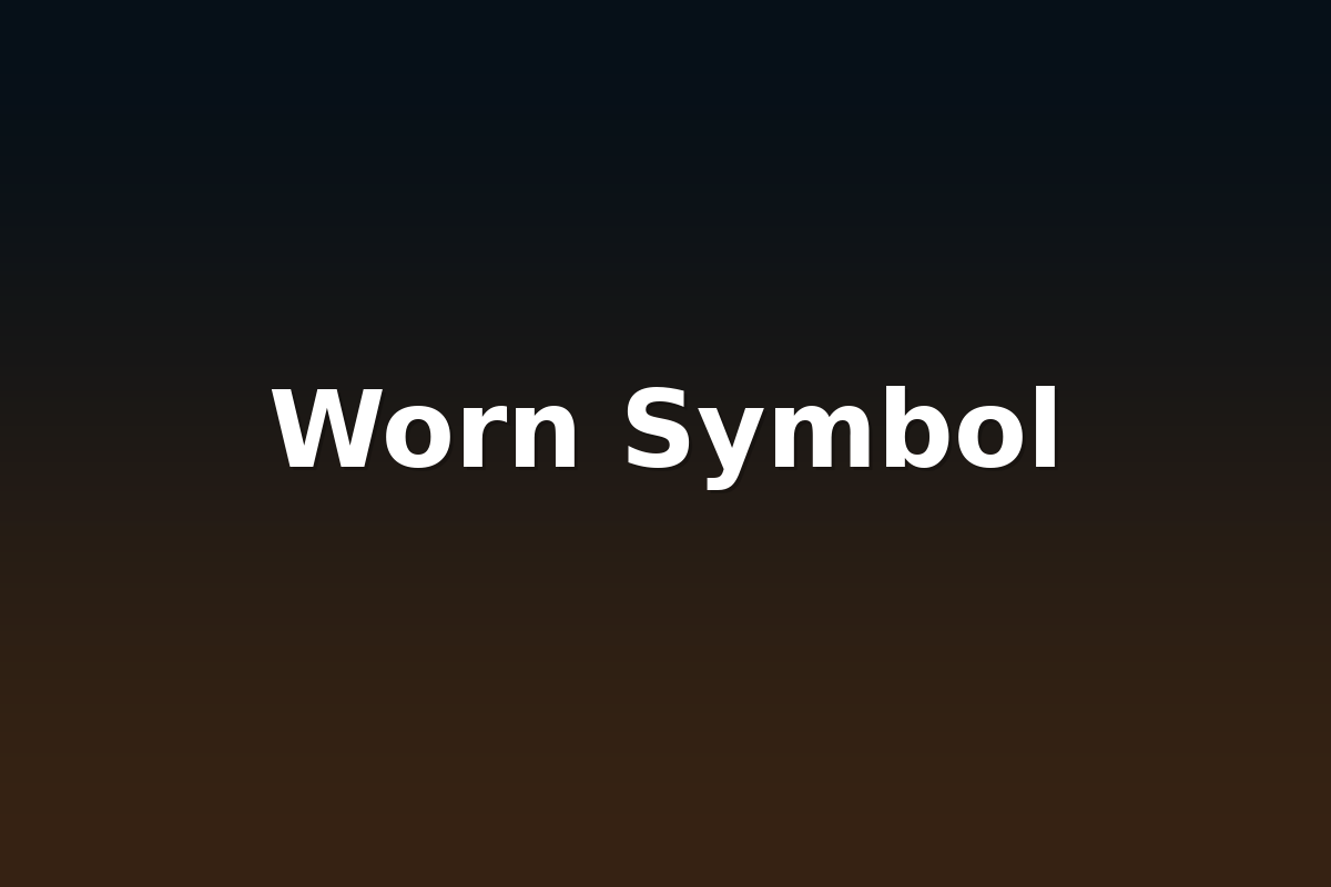 Worn Symbol