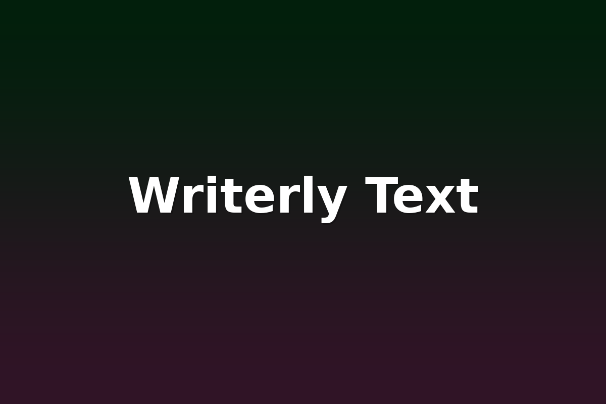 Writerly Text